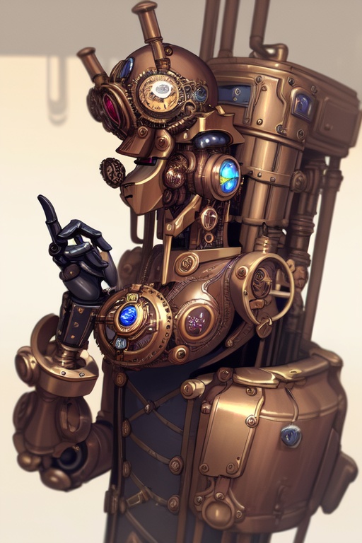 Image of (steampunk)++, robot, (dick)